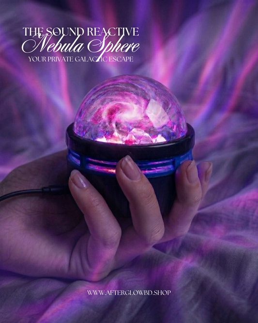 The Nebula Sphere | 360° Galaxy & Aurora Lamp (Sound Reactive)