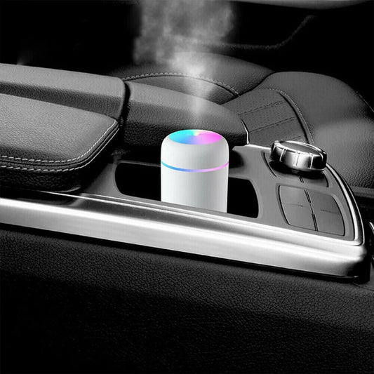 The Halo Mist | Portable Car & Desk Humidifier (RGB Edition)