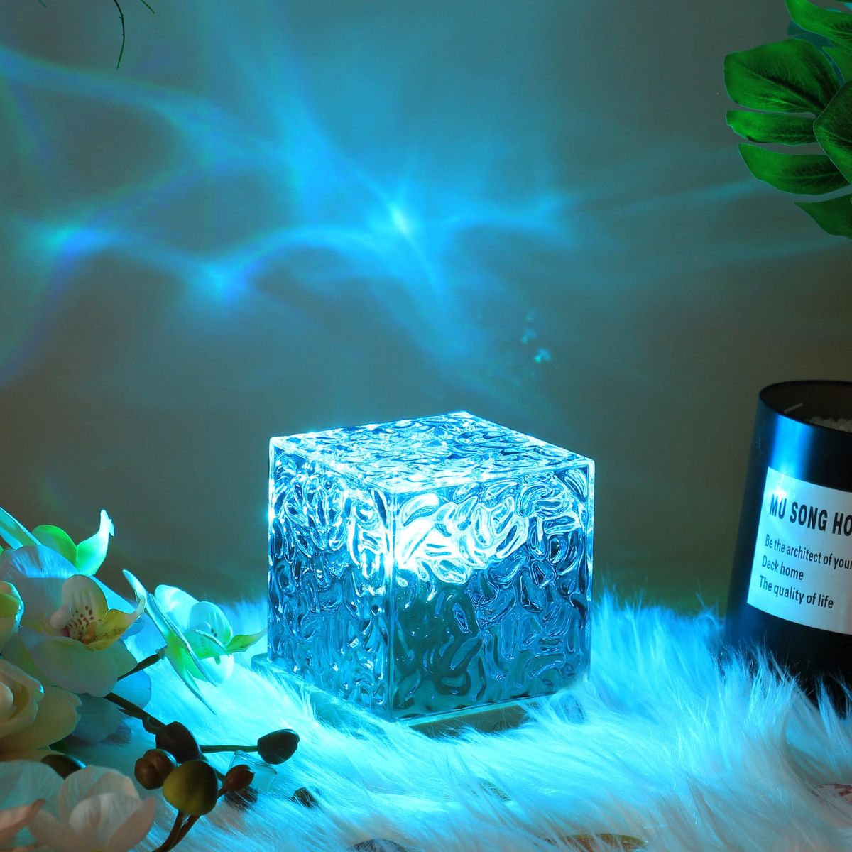 The Aurora Cube | Ocean Wave Projector (Silent Motor Edition)