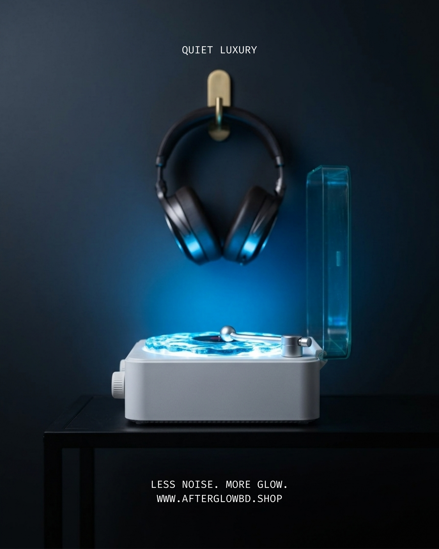 The Aurora Vinyl Station | 3-in-1 Aurora Lamp, Speaker & Clock (With Special Gift Box)