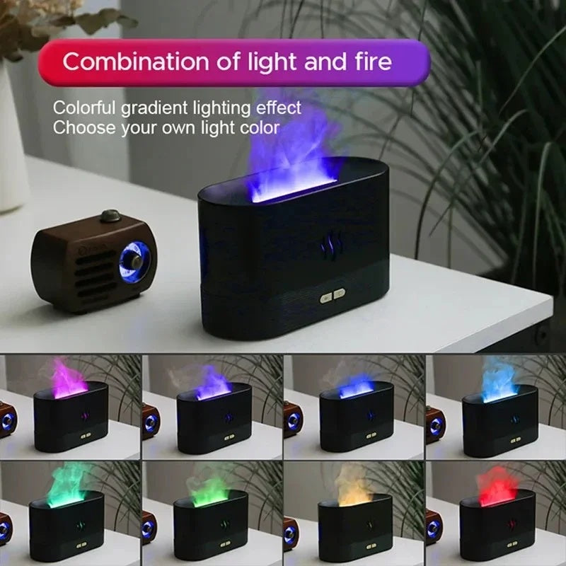 The Flame Aurora | Aromatherapy Diffuser (RGB Edition)