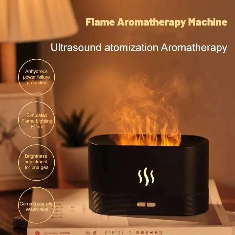 The Flame Aurora | Aromatherapy Diffuser (RGB Edition)